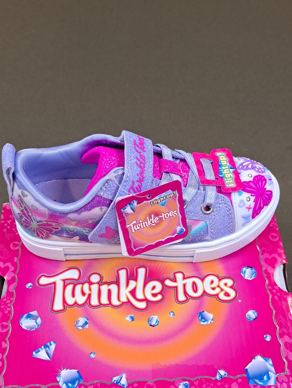 Skechers Twinkle Toes: Twinkle Sparks - Butterfly Sky - Size: Toddlers 10